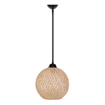 Lysekrone i snor JUTE 1xE27/60W/230V beige