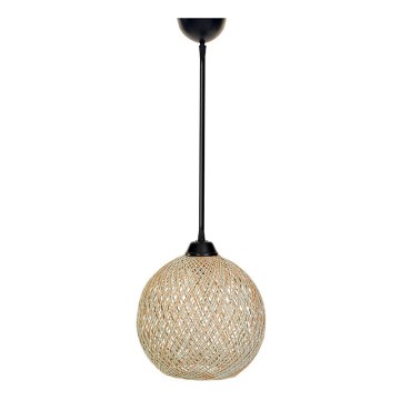 Lysekrone i snor JUTE 1xE27/60W/230V beige