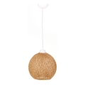 Lysekrone i snor JUTE 1xE27/60W/230V beige