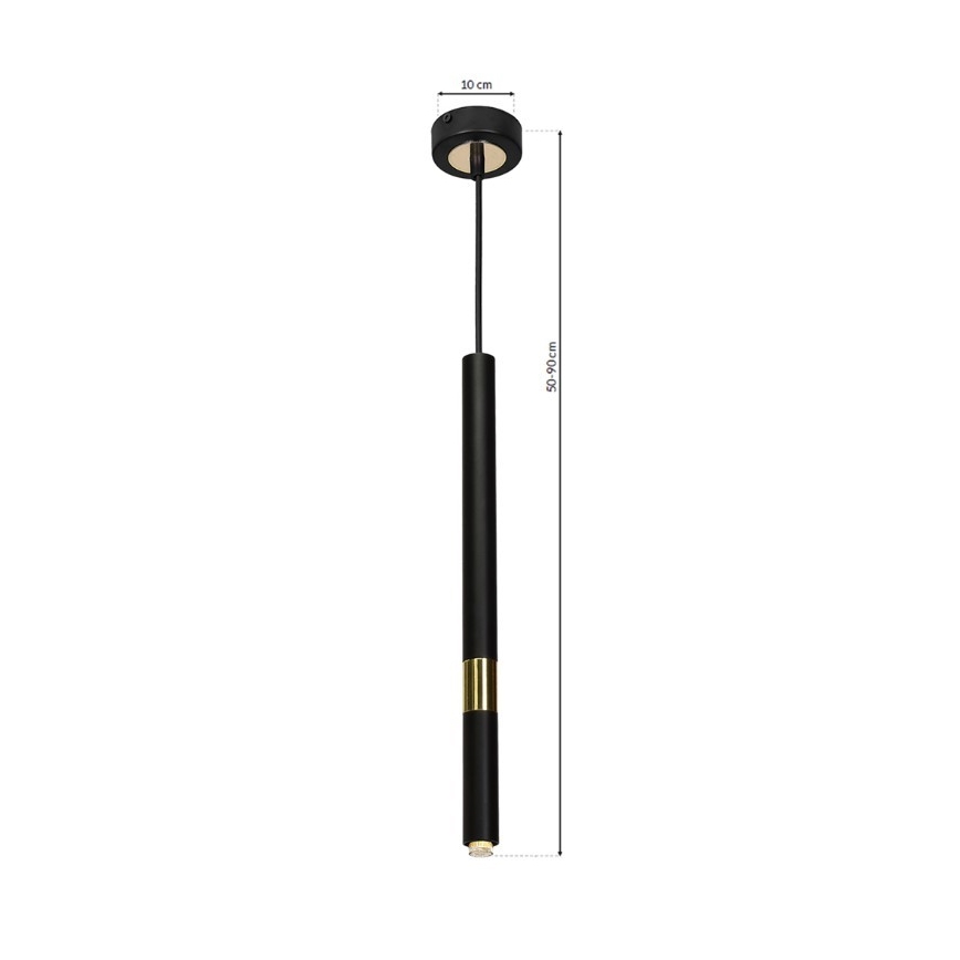 Lysekrone i snor MONZA 1xG9/7W/230V