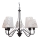Lysekrone MALBO II 5xE27/15W/230V antik sort