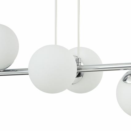 Lysekrone med kabelophæng MADDIE 5xE14/5W/230V, blank krom