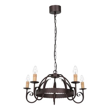 Lysekrone med kæde REN 5xE14/15W/230V