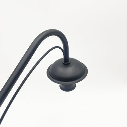 Lysekrone med kædeophæng ANTON 8xE14/60W/230V sort