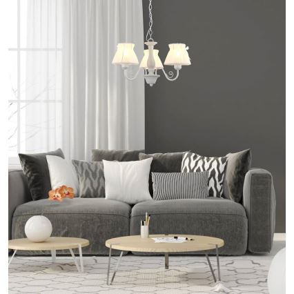 Lysekrone på en kæde ZEFIR 3xE27/40W/230V