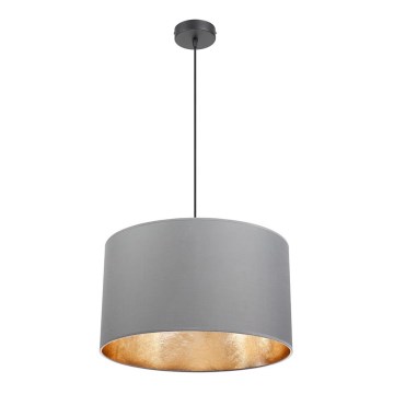 Lysekrone på en snor GLEAM 1xE27/60W/230V grå/gylden