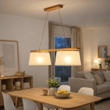 Lysekrone på kabel AIDA 2xE27/60W/230V Ø 35 cm eg