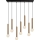 Lysekrone på kabel TEMPO, 7 x E27, 40 W, 230 V, guld