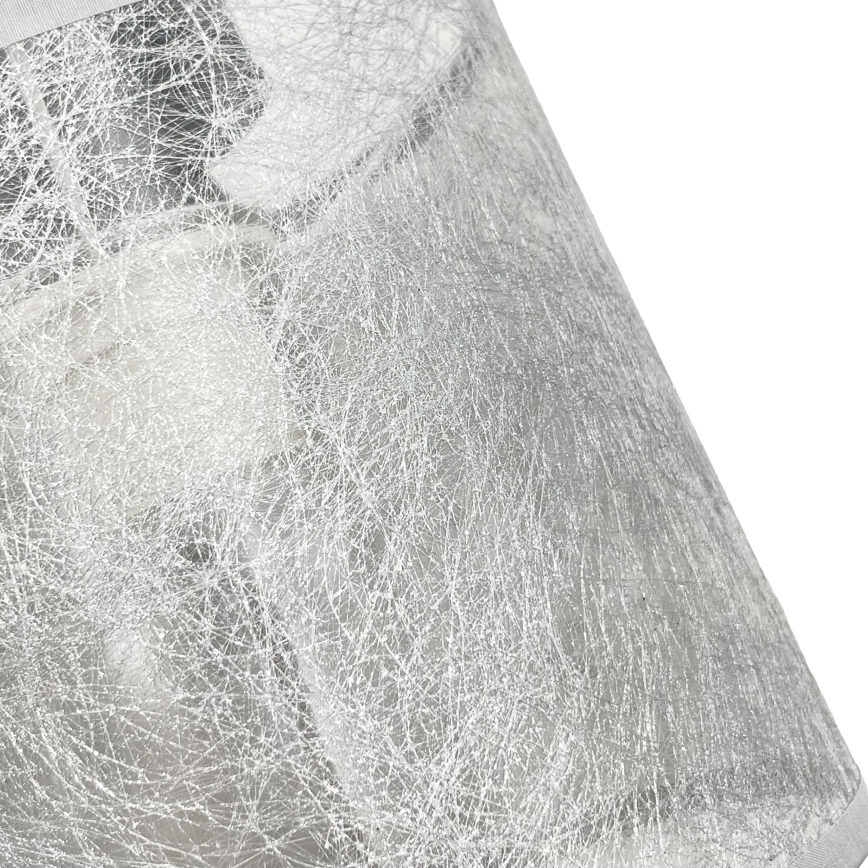 Lysekrone på kæde ROSA 3xE27/60W/230V sort/grå