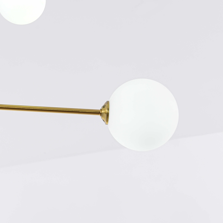 Lysekrone på stang DORADO 6xG9/40W/230V guld