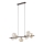 Lysekrone på wire LAVA 7xG9/8W/230V bronze/røget beige