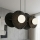 Lysekrone på wire UMBRA 4xG9/8W/230V sort
