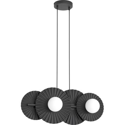 Lysekrone på wire UMBRA 4xG9/8W/230V sort