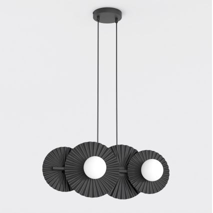 Lysekrone på wire UMBRA 4xG9/8W/230V sort