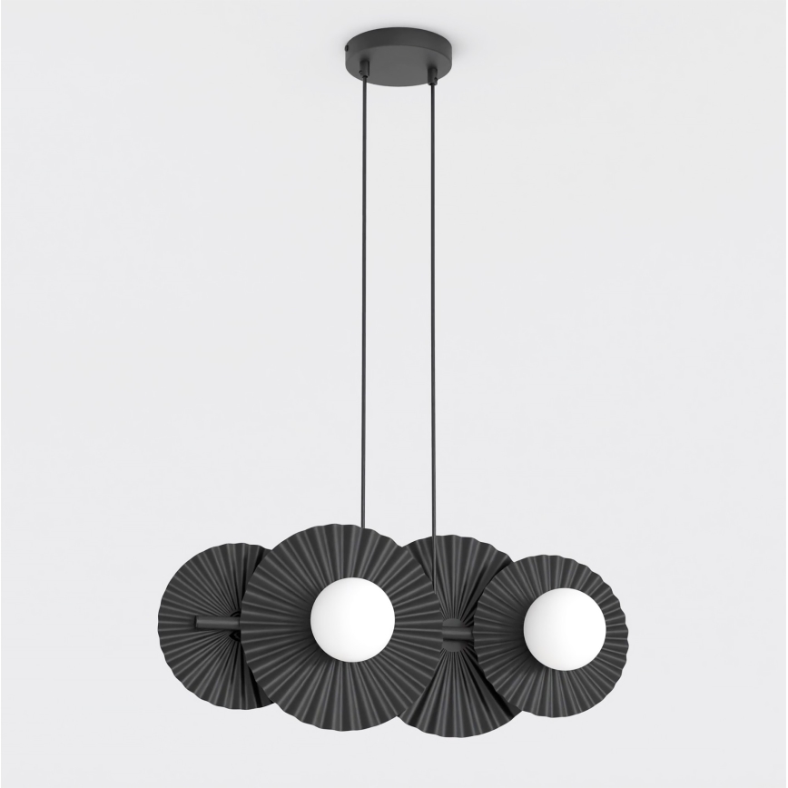 Lysekrone på wire UMBRA 4xG9/8W/230V sort