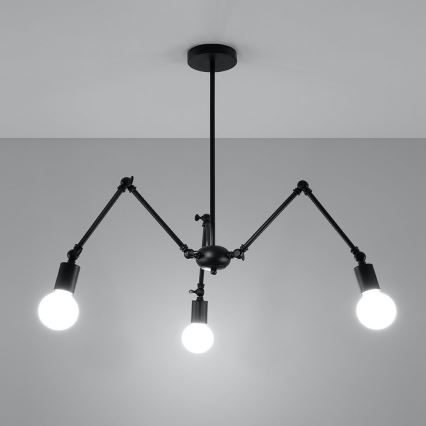 Lysekrone STARK 3xE27/60W/230V