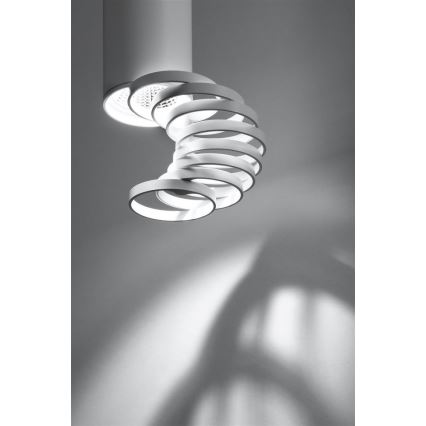 Lysekrone TUBA 1xGU10/50W/230V hvid