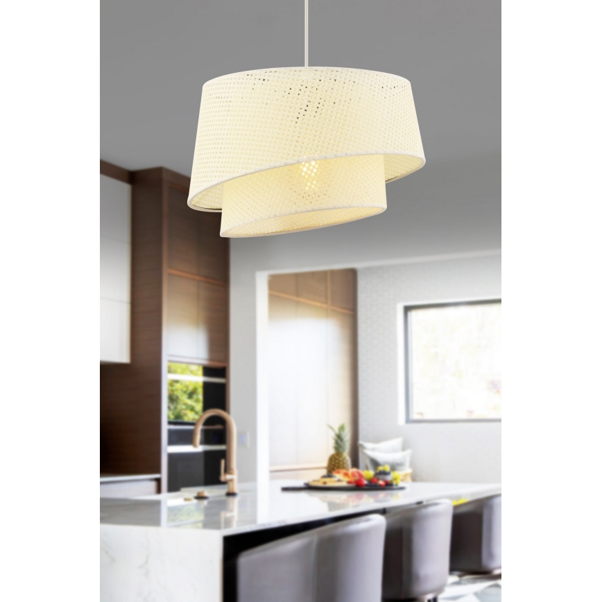 Lysestage BARETTE 1xE27/60W/230V creme