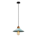 Lyskilde med snor MANAVGAT 1xE27/40W/230V blå/brun