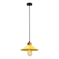 Lyskilde med snor MANAVGAT 1xE27/40W/230V gul/brun