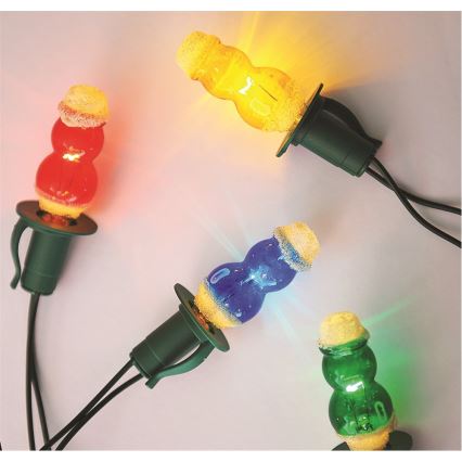 Lyskæde FIGURINE 12xE10/10,7m, Fremstillet i Tjekkiet