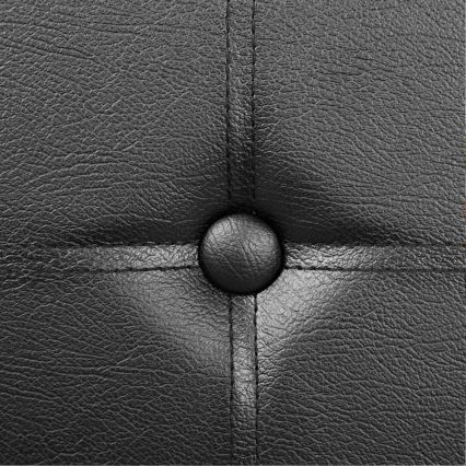 Læderbænk SULTAN, sort