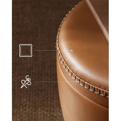 Lædertaburet CORE cognac