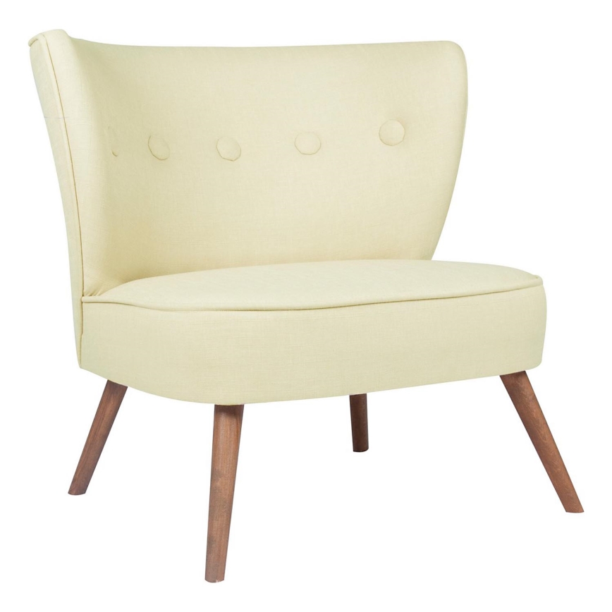 Lænestol JENI cremefarvet