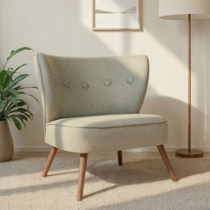 Lænestol JENI, grå