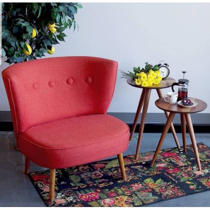 Lænestol JENI rød