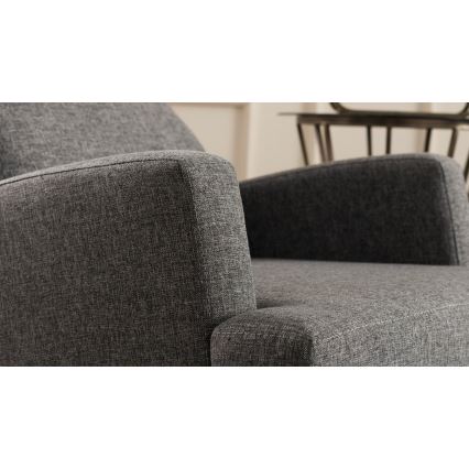 Lænestol PULA mørkegrå