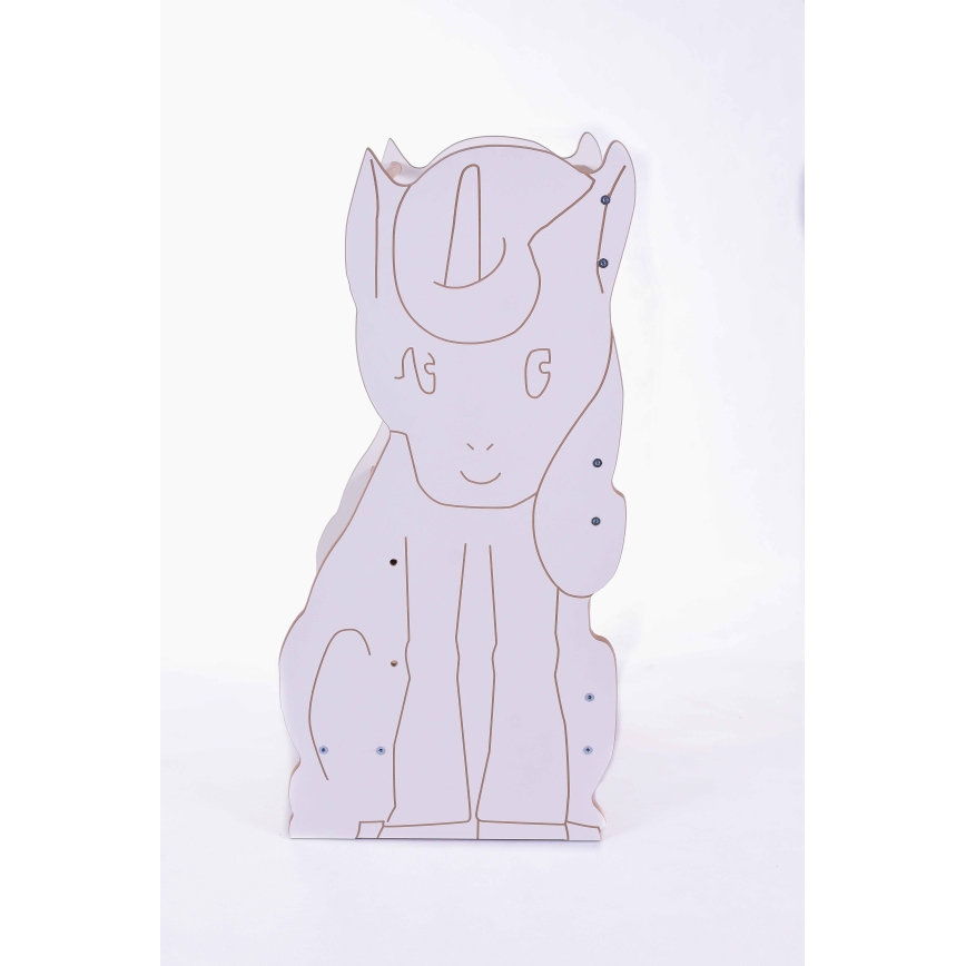 Læringsstolpe UNICORN hvid/løn