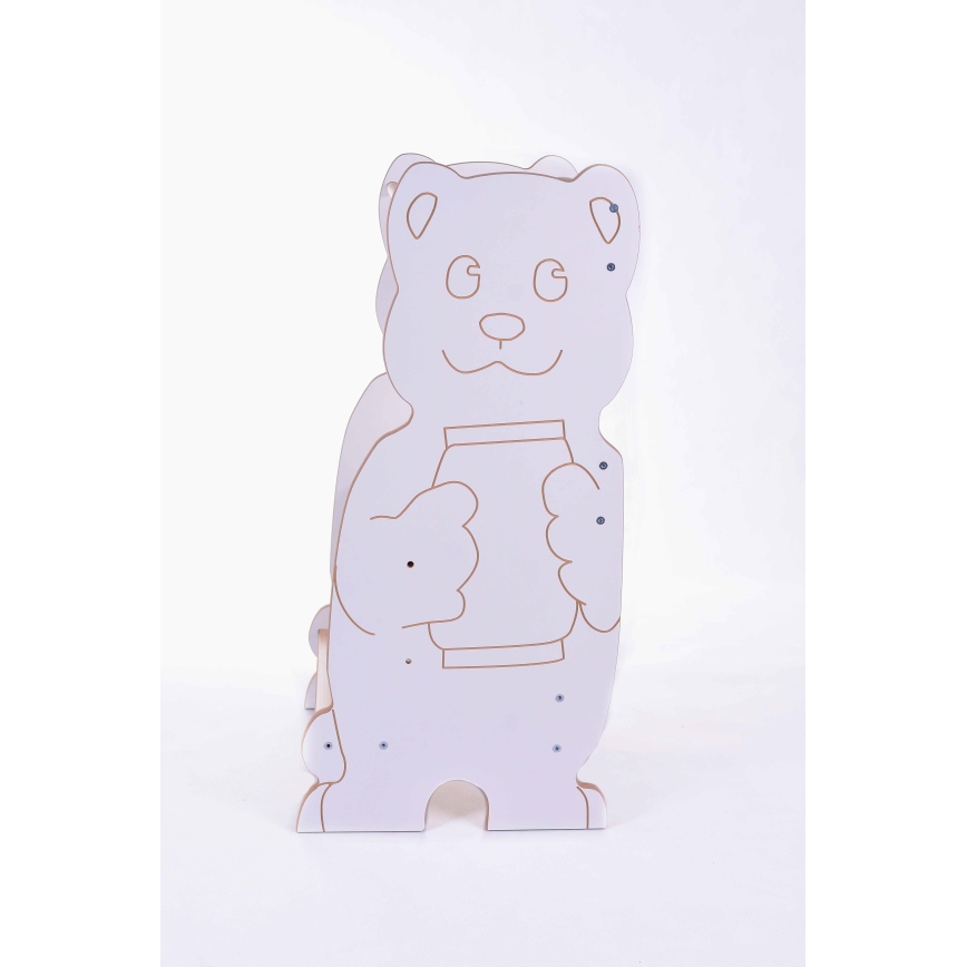 Læringstårn BEAR hvid/ahorn