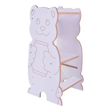 Læringstårn BEAR hvid