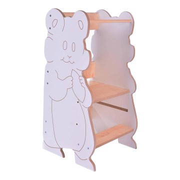 Læringstårn HAMSTER hvid/ahorn
