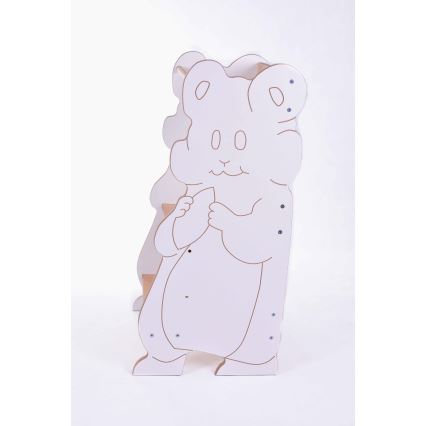 Læringstårn HAMSTER hvid/ahorn