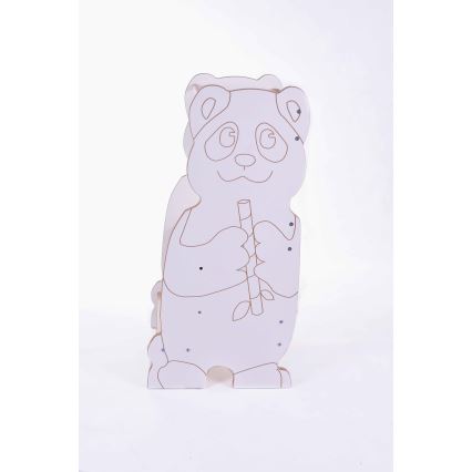 Læringstårn PANDA hvid/ahorn