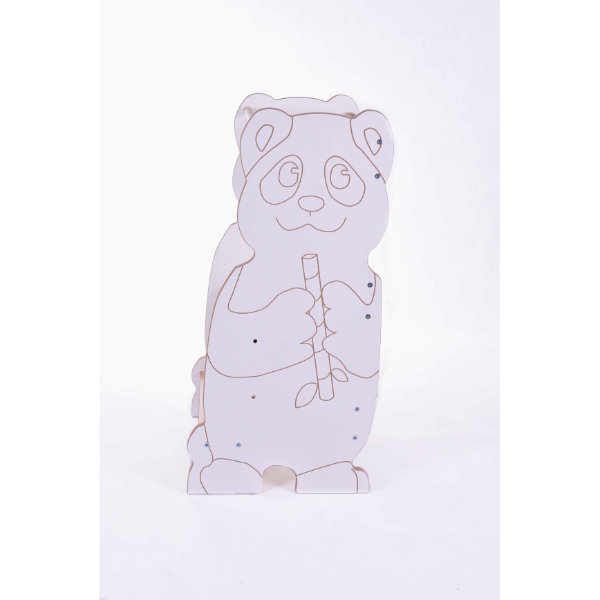 Læringstårn PANDA hvid/ahorn
