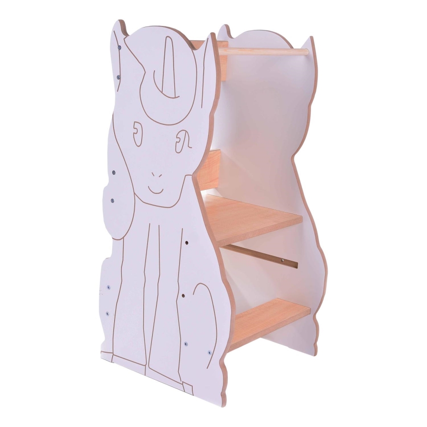 Læringstårn UNICORN hvid/ahorn