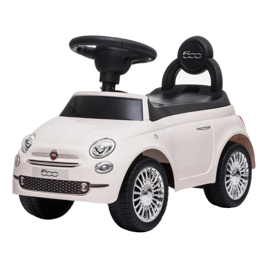 Løbecykel Fiat 500 2xAA cremefarvet