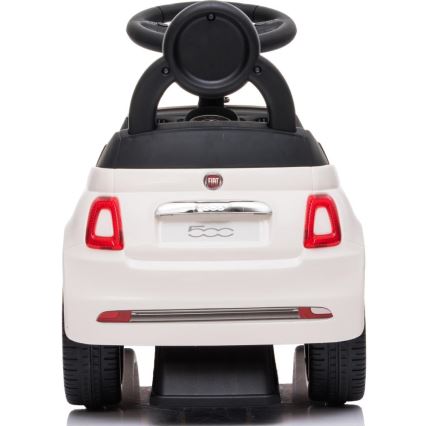Løbecykel Fiat 500 2xAA cremefarvet