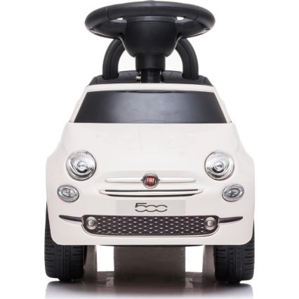 Løbecykel Fiat 500 2xAA cremefarvet