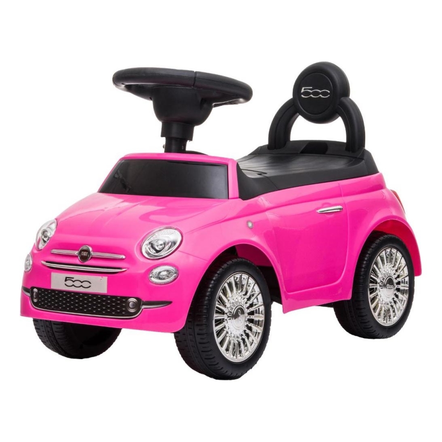 Løbecykel Fiat 500 2xAA lyserød