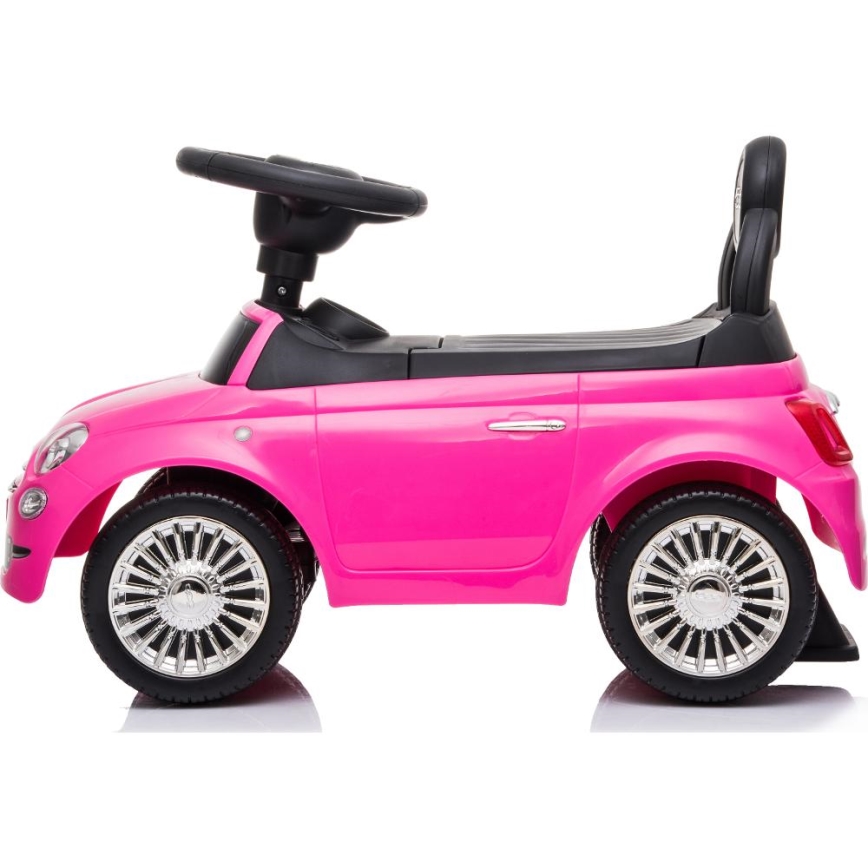 Løbecykel Fiat 500 2xAA lyserød