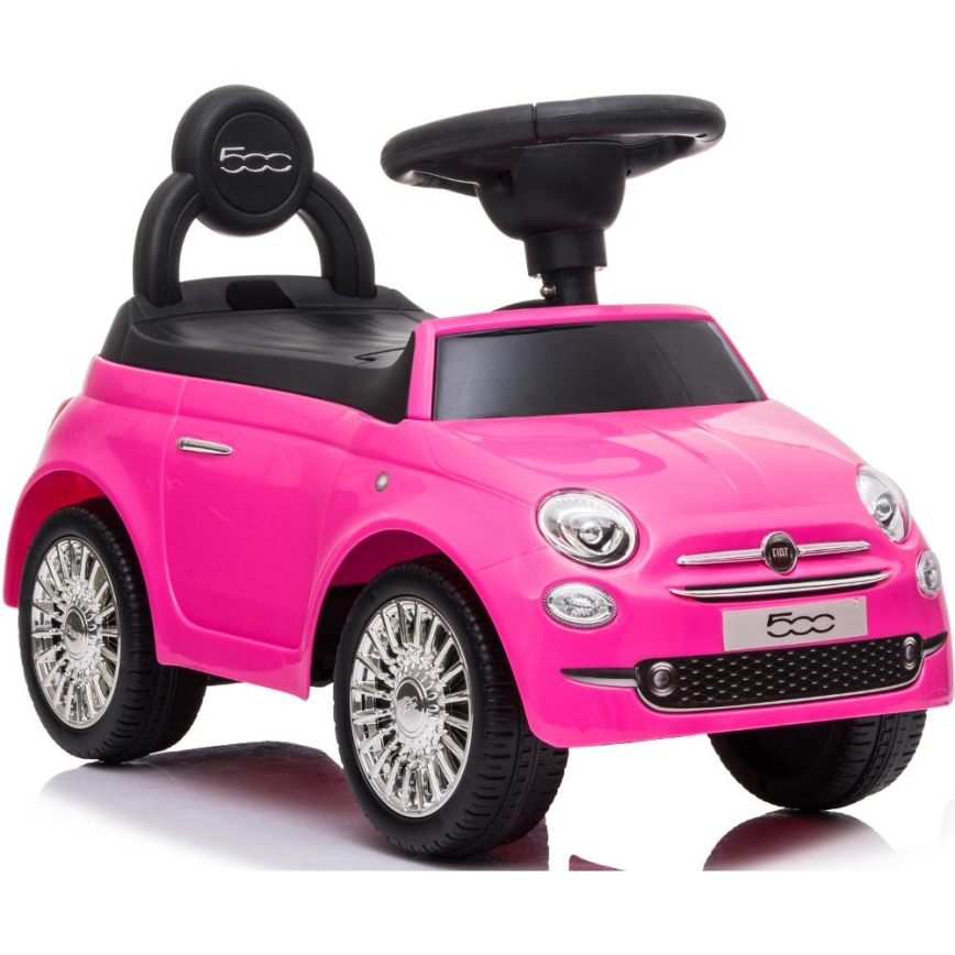 Løbecykel Fiat 500 2xAA lyserød