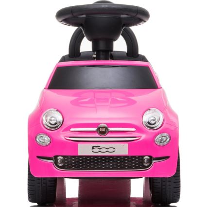 Løbecykel Fiat 500 2xAA lyserød
