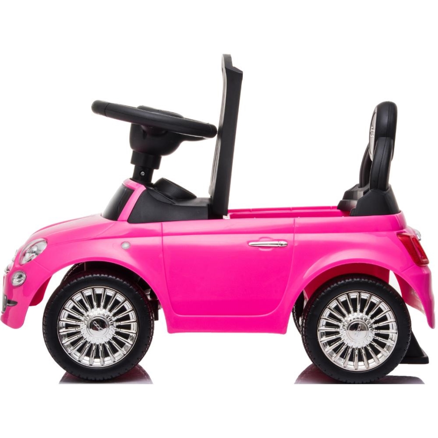 Løbecykel Fiat 500 2xAA lyserød