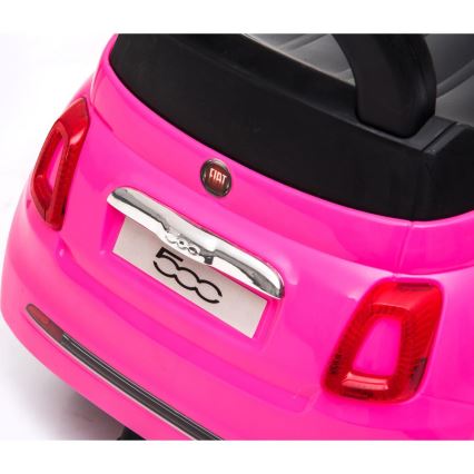Løbecykel Fiat 500 2xAA lyserød