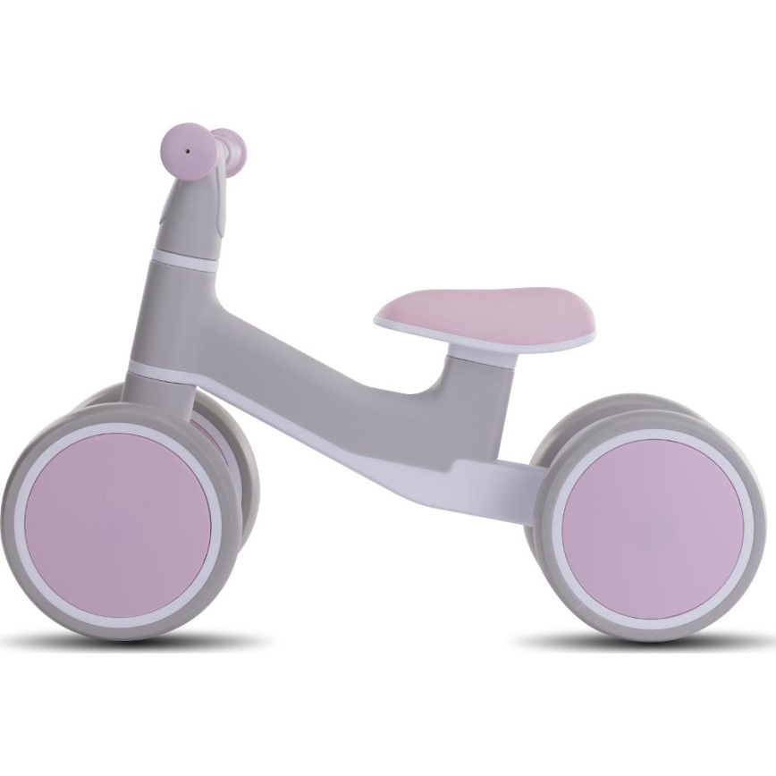Løbecykel KVADROLET grå/lyserød