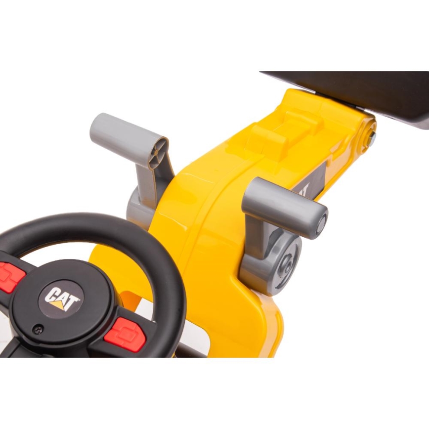 Løbecykel loader CAT 2xAA gul/sort